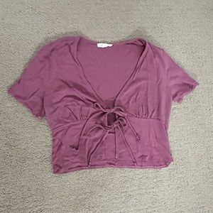 PacSun short sleeve crop top